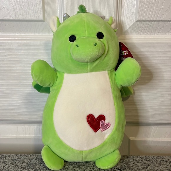Squishmallows Other - NWT 10” Desmund the Dragon Hugmee Squishmallow — Valentines Day Collection